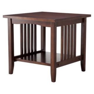 End Table Mission End Table   Dark Brown (Espresso)