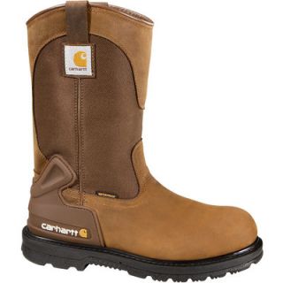 Carhartt Waterproof Steel Toe Wellington Boot   Brown, Size 10 1/2, Model#