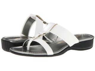 Anne Klein 7Kiera Womens Toe Open Shoes (White)