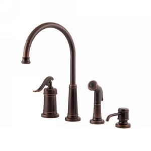 Price Pfister GT26 4YPU Ashfield Ashfield Collection 4 Hole Kitchen Faucet with