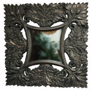 Bronze Traditional Decorative Square Framed Mirror