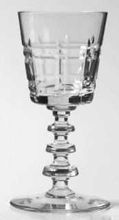 Rock Sharpe Pickett Wine Glass   Stem #1002,Box Cut,Squarish Bowl
