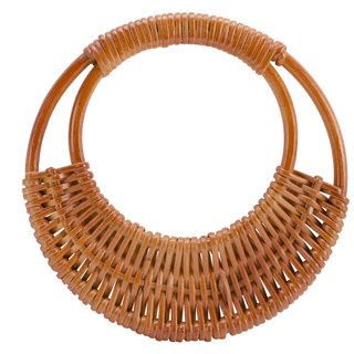 Sunbelt Fasteners Amber Round Rattan Purse Handle (AmberPerfect for knit, crochet, felt, sewing and quilting your own fashion accessoriesDimensions 7.0625 inches in diameter Imported )