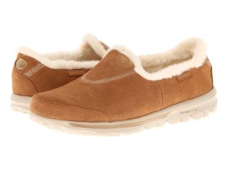 SKECHERS Performance GOwalk   Toasty Womens Slip on Shoes (Brown)