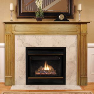 Pearl Mantels Williamsburg Wood Fireplace Mantel Surround Multicolor   110 50
