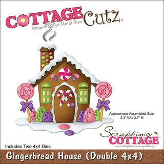 Cottagecutz Gingerbread House 4x4 inch Die Set