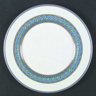 Christofle Torsada Dinner Plate, Fine China Dinnerware   Blue Or Green S On Bl