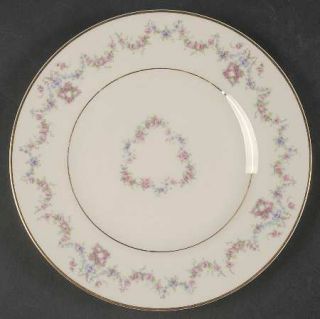 Syracuse Arcadia Dessert/Pie Plate, Fine China Dinnerware   Old Ivory, Floral
