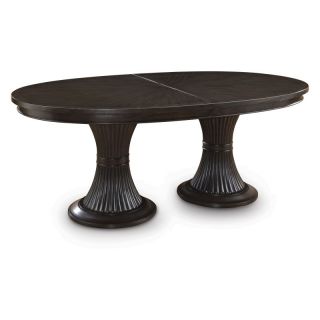 A R T Furniture Inc A.R.T. Furniture Optum Double Pedestal Dining Table   Ash