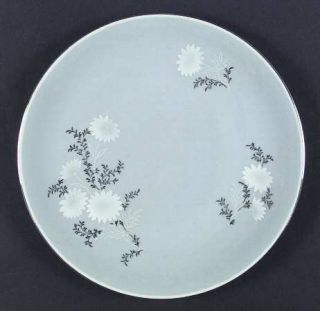 Regal (Japan) Starlite Dinner Plate, Fine China Dinnerware   White Flowers,Plati