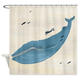  Blue Whale   Shower Curtain  Use code FREECART at Checkout