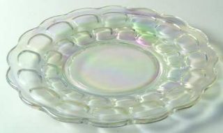Federal Glass  Colonial Iridescent Luncheon Plate   1960S, Iridescent, Pressed