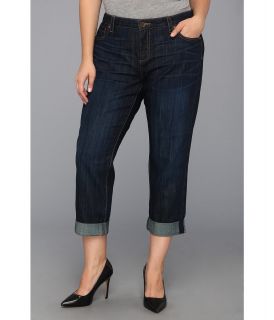 KUT from the Kloth Plus Size Catherine Boyfriend in Royal Womens Jeans (Blue)