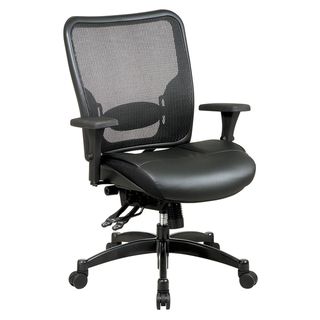 Office Star Products Space 68 Series Chair (Black Weight capacity 250 pounds Dimensions 43 inches high x 28.5 inches wide x 25.75   28.5 inches deep Back size 21.5 inches wide x 22 inches high Seat height 21.75 inches Assembly required Yes  Please no