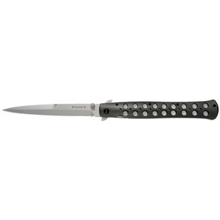 Cold Steel 26astx Ti lite 6 Inch Knife (Black/silverBlade materials Stainless steelHandle materials AluminumBlade length 6 inchesHandle length 7 inchesWeight 9 lbsDimensions 13 inches long x 3 inches wide x 1.6 inches deep Before purchasing this pro