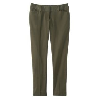 Mossimo Womens Ankle Pant   Solid Peabody Green 14