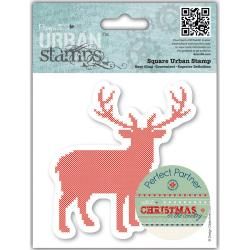 Papermania Christmas In The Country Urban Stamps 4 X4  Stag