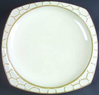 Sango Continental White 12 Square Serving Platter, Fine China Dinnerware   All