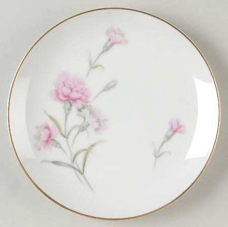 Royal Court Carnation Bread & Butter Plate, Fine China Dinnerware   Pink Carnati