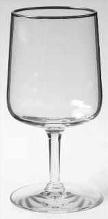 Seneca Lexington Wine Glass   Stem #1964          Platinum Trim