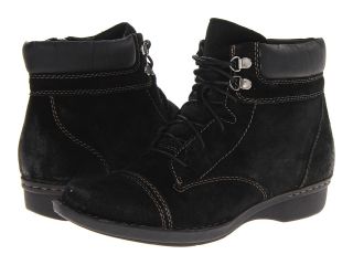 Clarks Whistle Villa Womens Lace up Boots (Black)