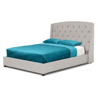 Williamsburg Beige Linen Full Size Bed