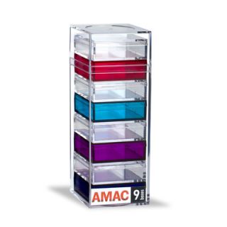 AMAC Chroma 102 9 Piece Container Set CN102 401 Color Crystal, Dark Blue, Go