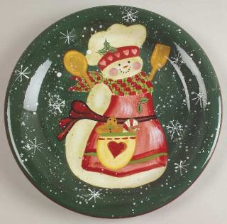 Bake Shoppe Dinner Plate, Fine China Dinnerware   Snowmen, Cookies, Snow, Hearts