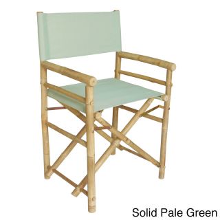 Hand crafted Foldable Directors Chairs (set Of 2) (Olive green, navy stripes, pale green stripes, pale stripes, red stripes, fuchsia stripes, indigo stripes, solid khaki, solid red, solid white, solid green, green stripes, solid navy, solid pale green, so
