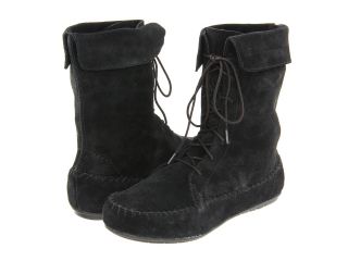 Minnetonka Matilda Womens Lace up Boots (Black)