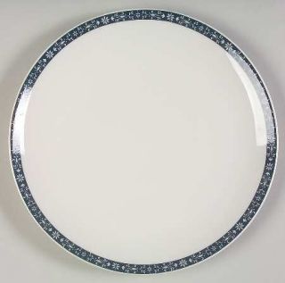 Royal Doulton Moonstone Luncheon Plate, Fine China Dinnerware   Dark Turquoise B