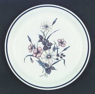 Anchor Hocking Victoriana Dinner Plate, Fine China Dinnerware   Flowers In Cente