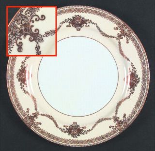 Kyoto Duchesse Dinner Plate, Fine China Dinnerware   Gold Flowers & Scrolls