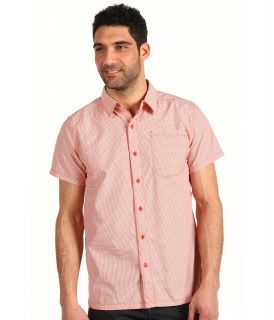 The North Face S/S Dornan Woven Mens Short Sleeve Button Up (Red)