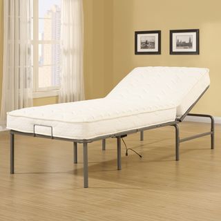 Comfort Living Foam Top Extra Long Twin Adjustable Platform Hinged Mattress (Extra long twinConstruction Specially designed hinged mattress featuring foam top pocketed coil and sinuous spring baseSupport 1 inch foam and 976 pocketed coil springsMaterial