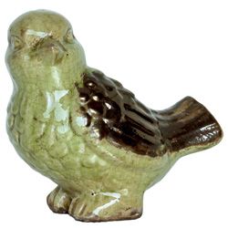 Green Ceramic Bird Figurine (9 inches x 6 inches x 8.5 inches HUPC 877101763840 CeramicSize 9 inches x 6 inches x 8.5 inches HUPC 877101763840)