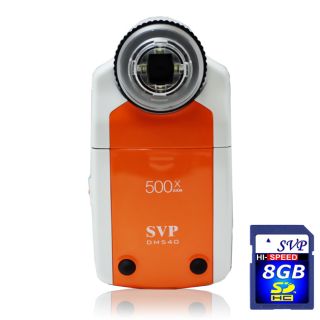 Svp Digital Mobile Microscope/ Magnifier Camera With Lcd Screen (Orange Free 8GB SD cardDM540 works as a digital magnifier which allows users to magnify the small object and capture the content for future referenceEnhances the user experience especially f
