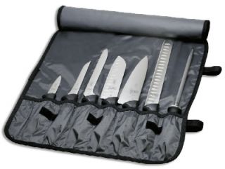 Mercer Cutlery Millennia High Carbon Knife Set w/ Nylon Roll, 8 Piece