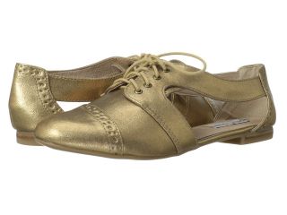 Steve Madden Cori Womens Lace up casual Shoes (Gold)