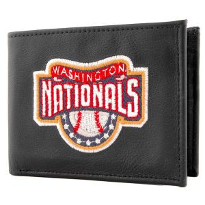 Washington Nationals Rico Industries Black Bifold Wallet