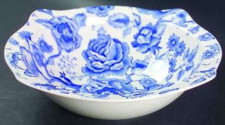 Johnson Brothers English Chippendale Blue 8 Round Vegetable Bowl, Fine China Di