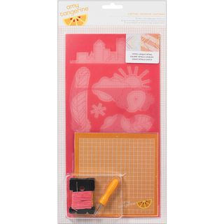 Amy Tangerine Embroidery Stencil Kit capture