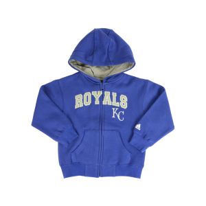 Kansas City Royals adidas MLB Kids Full Zip Embroidered Hoodie