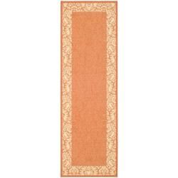 Indoor/ Outdoor Kaii Terracotta/ Natural Runner (24 X 911)