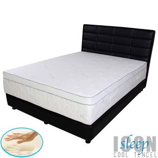 Icon Sleep Cool Tencel 13 inch Queen size Gel Memory Foam Mattress