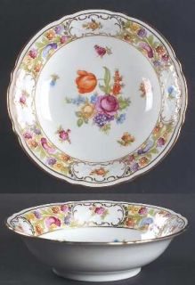 Schumann   Bavaria Empress Dresden Flowers  Coupe Cereal Bowl, Fine China Dinner