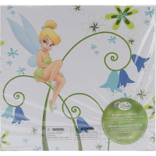 Tinkerbell Postbound 12 X 12 Album (White, greenEmbossed album features a vibrant character images and comes with 10 top loading, lay flat page protectors and inserts.Holds paperWill accommodate standard industry refillsArchival safeMaterials PaperboardD