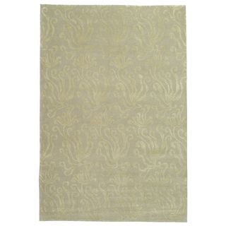 Martha Stewart Seaflora Shell Silk And Wool Rug (5 6 X 8 6)