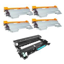 Brother Compatible Tn450s, 1 Dr420 Drum Unit (pack Of 4) (Black and DRUMBrand BrotherModel TN450 DR420Quantity Pack of 4 Toner Cartridges and 1 Drum UnitMaximum yield 2600/ 12,000 pages with 5 percent coverageNon refillable Ink CartridgeDue to the nat