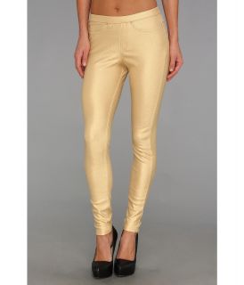 HUE Pearlized Jeans Legging Womens Jeans (Tan)
